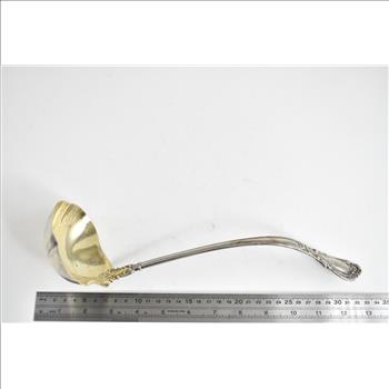 Sterling Silver Gorham Chantilly Maier & Berkele Large Solid Soup Ladle