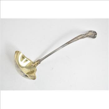 Sterling Silver Gorham Chantilly Maier & Berkele Large Solid Soup Ladle