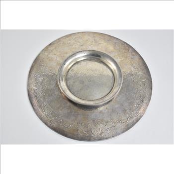 Sterling Silver Gorham Hammered Pattern Plate Dish