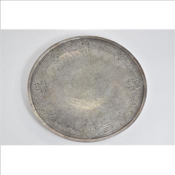 Sterling Silver Gorham Hammered Pattern Plate Dish