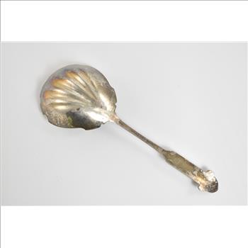 Sterling Silver Gorham John Stevenson Sons & Co Slotted Serving Spoon