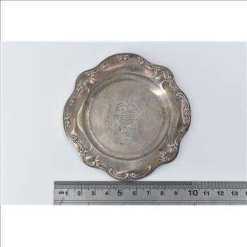 Sterling Silver Gorham Monogram Engraved Small Plate A1168