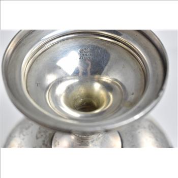 Sterling Silver Gorham Pedestal Ornate Handled Fruit Bowl