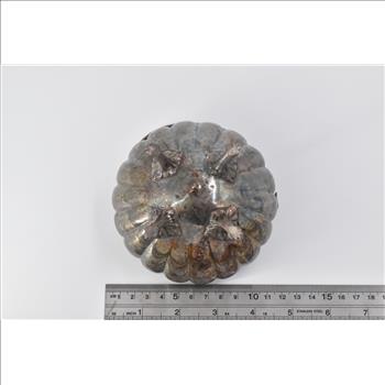 Sterling Silver Gorham Scalloped Basket Candy Handle Bowl