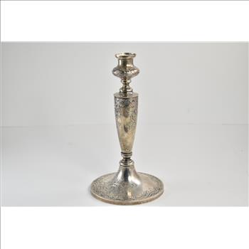 Sterling Silver Gorham Sterling Ornate Antique Candlestick