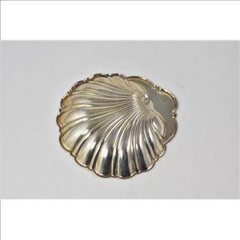 Sterling Silver Gorham Vintage Scallop Shell Dish