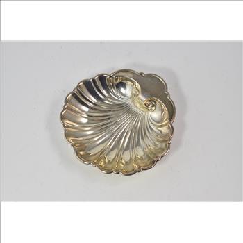 Sterling Silver Gorham Vintage Scallop Shell Dish