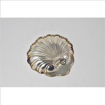 Sterling Silver Gorham Vintage Scallop Shell Dish
