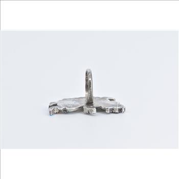 Sterling Silver G&P Vacit ca1950 Zuni Fetish Native American Ring, Size 7.75