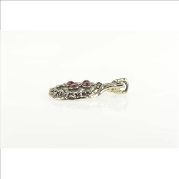 Sterling Silver Hebrew Biblical Fig Symbol Prosperity Pendant