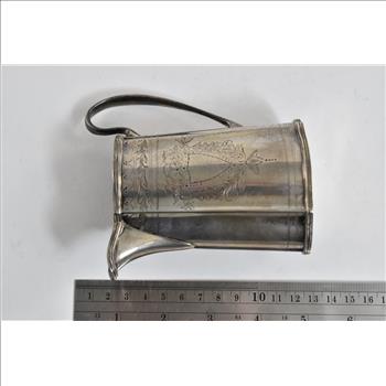 Sterling Silver J E Caldwell & Co Ornate Engraved Creamer