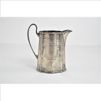 Sterling Silver J E Caldwell & Co Ornate Engraved Creamer