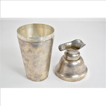 Sterling Silver J E Caldwell & Co Ornate Martini Shaker