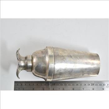 Sterling Silver J E Caldwell & Co Ornate Martini Shaker