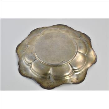 Sterling Silver J E Caldwell & Co Scalloped Pattern Dish