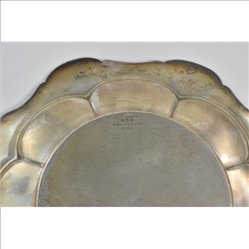Sterling Silver J E Caldwell & Co Scalloped Pattern Dish