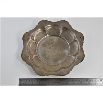 Sterling Silver J E Caldwell & Co Scalloped Pattern Dish