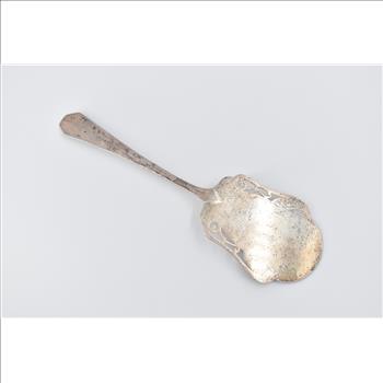 Sterling Silver J E Caldwell Petit Four Pate Server Knife 8