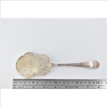 Sterling Silver J E Caldwell Petit Four Pate Server Knife 8