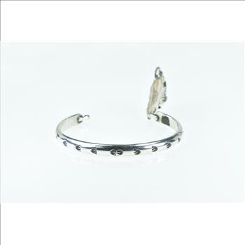 Sterling Silver J Howe Black Onyx Cowboy Boot Bangle Bracelet 7