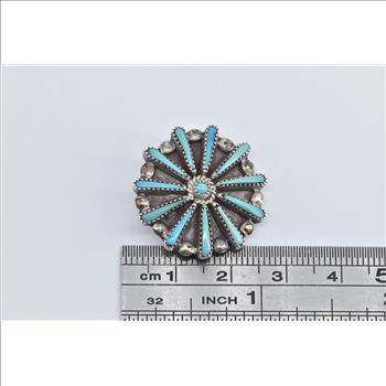 Sterling Silver J. Wallace Sterling Silver Zuni Peti Pendant/Pin