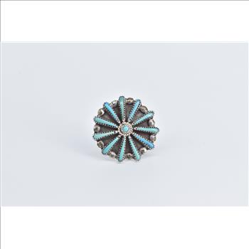 Sterling Silver J. Wallace Sterling Silver Zuni Peti Pendant/Pin