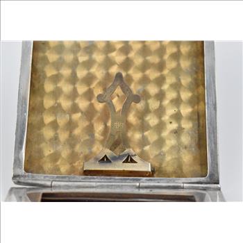 Sterling Silver James E Blake Co. Art Deco Monogram Coin Purse