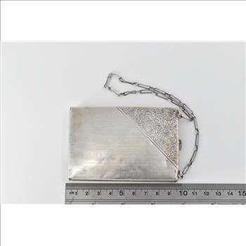 Sterling Silver James E Blake Co. Art Deco Monogram Coin Purse