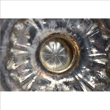 Sterling Silver JD Caldwell & Co Ornate Sunflower Tea Pot