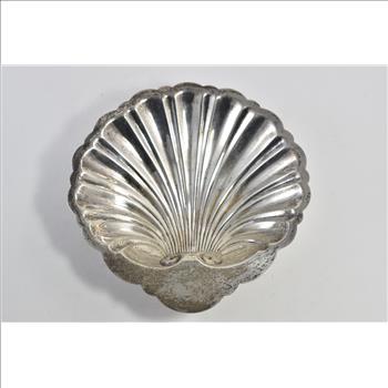 Sterling Silver Jennings Scallop Sea Shell Candy Bowl Dish