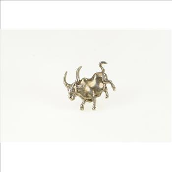 Sterling Silver John Hardy Ox Chinese Zodiac Lapel Pin/Brooch