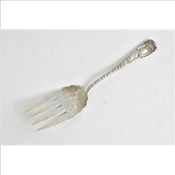 Sterling Silver John McElree Engraved Floral Ornate 8.25