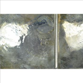 Sterling Silver Leon Martinez Navajo Ornate Native American Belt Buckle