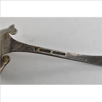 Sterling Silver Lunt Mount Vernon Monogram Sugar Spoon