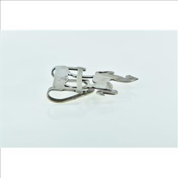 Sterling Silver Lunt Silveer Galloping Pony Prancing Horse Money Clip