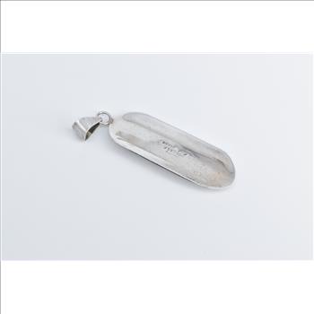 Sterling Silver Mark Yazzie Gold Filled Feather Native American Pendant