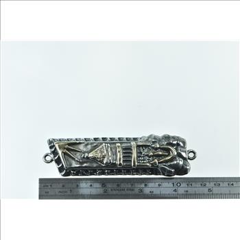 Sterling Silver Mezuzah Jewish Faith Judaica Protection Ornament