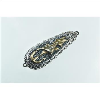 Sterling Silver Mezuzah Jewish Faith Judaica Protection Ornament