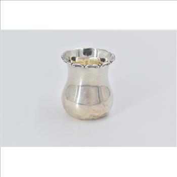 Sterling Silver Monogrammed Whiting Silver Ornate Cup