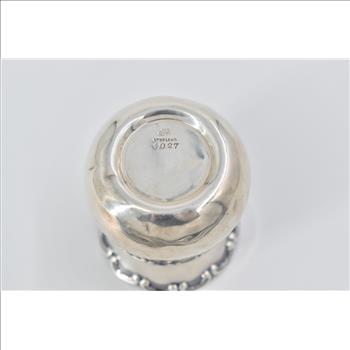 Sterling Silver Monogrammed Whiting Silver Ornate Cup