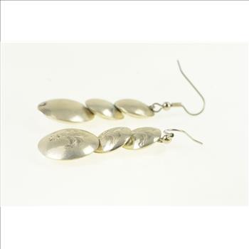 Sterling Silver Native American Stamped Dangle Earrings