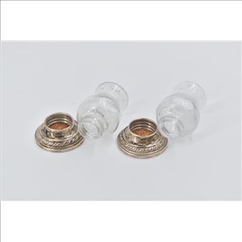 Sterling Silver Newport Quaker Hurricane Salt Pepper Shaker (2 pcs)