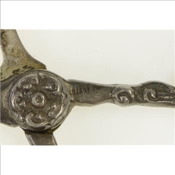 Sterling Silver Oak Leaf Vine Baroque Grape Shears Scissors