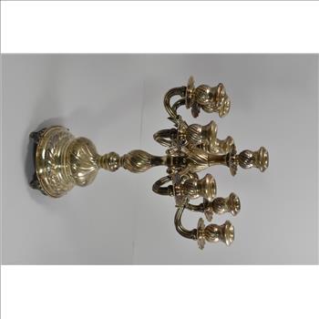 Sterling Silver Ornate 8 Stick Candelabra