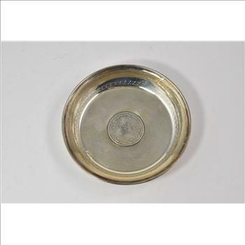 Sterling Silver Ornate Allahu Akbar Islamic Arabic Dish Bowl