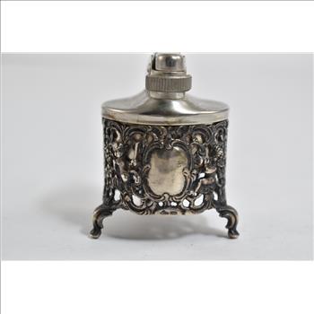 Sterling Silver Ornate German Floral Filigree Lighter