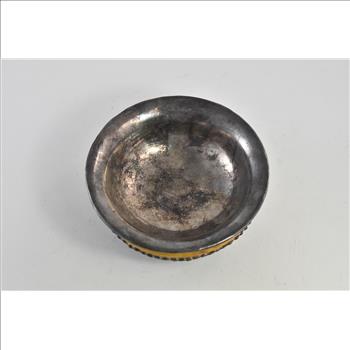 Sterling Silver Ornate Vintage Tibetan Dragon Motif Bowl