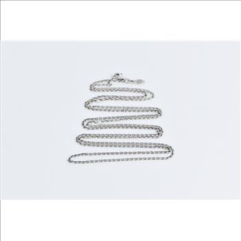 Sterling Silver Pandora Cable Chain Oval Link Classic Necklace 35.5