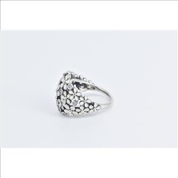 Sterling Silver Pandora Darling Daisy Bouquet Enamel Ring, Size 7