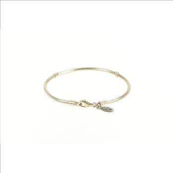 Sterling Silver Pandora Moments Designer Lobster Clasp Charm Bracelet 7